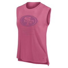 San Francisco 49ers Women's Studio Embrace Tank Top - Pink discount