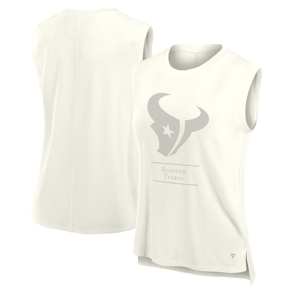 Houston Texans Women's Studio Embrace Tank Top - Cream outlet