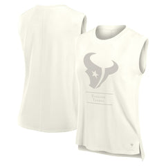 Houston Texans Women's Studio Embrace Tank Top - Cream outlet