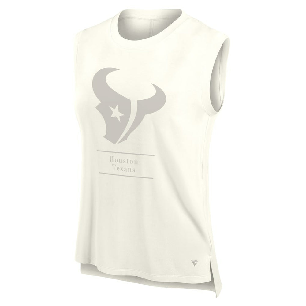 Houston Texans Women's Studio Embrace Tank Top - Cream outlet