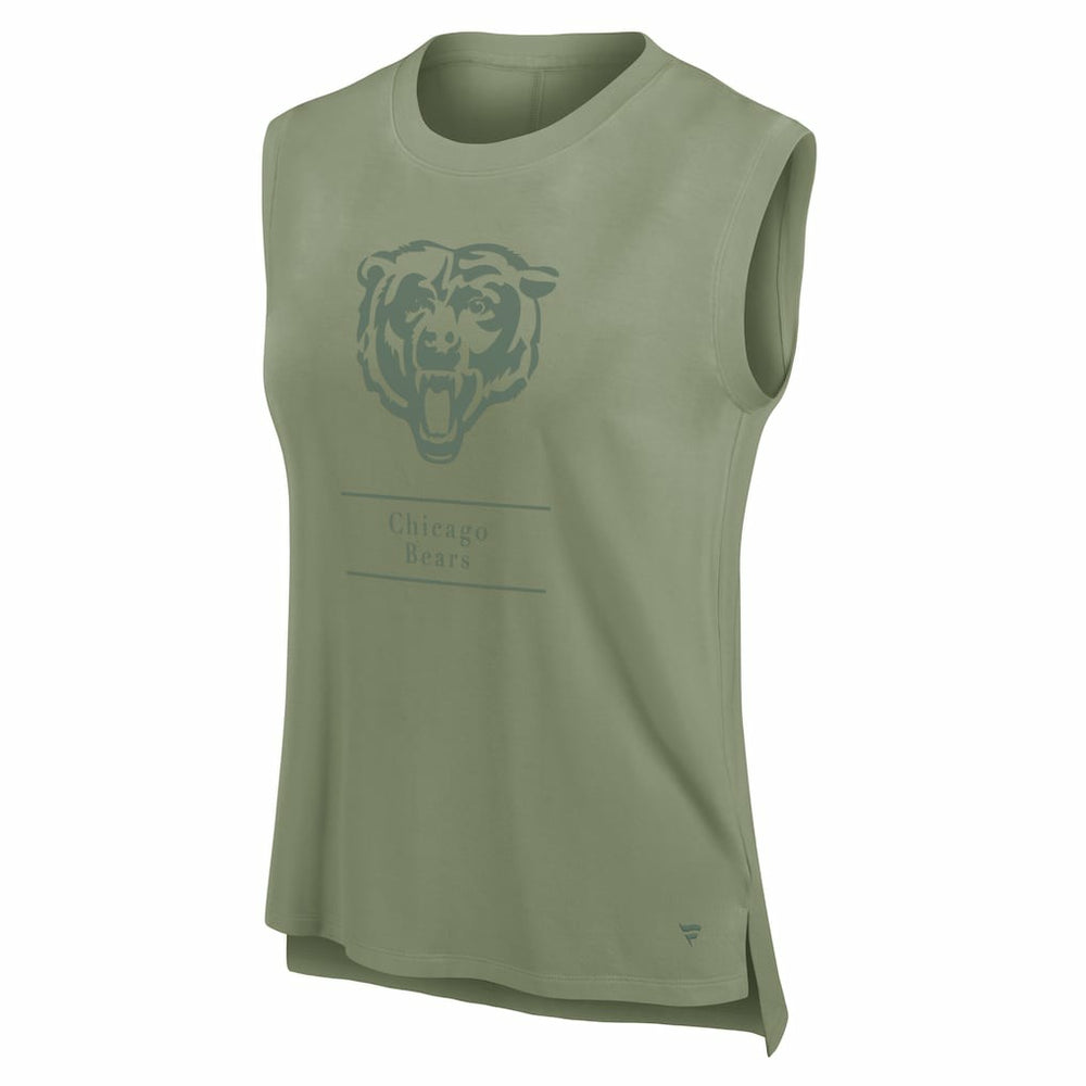 Chicago Bears Women's Studio Embrace Tank Top - Olive online