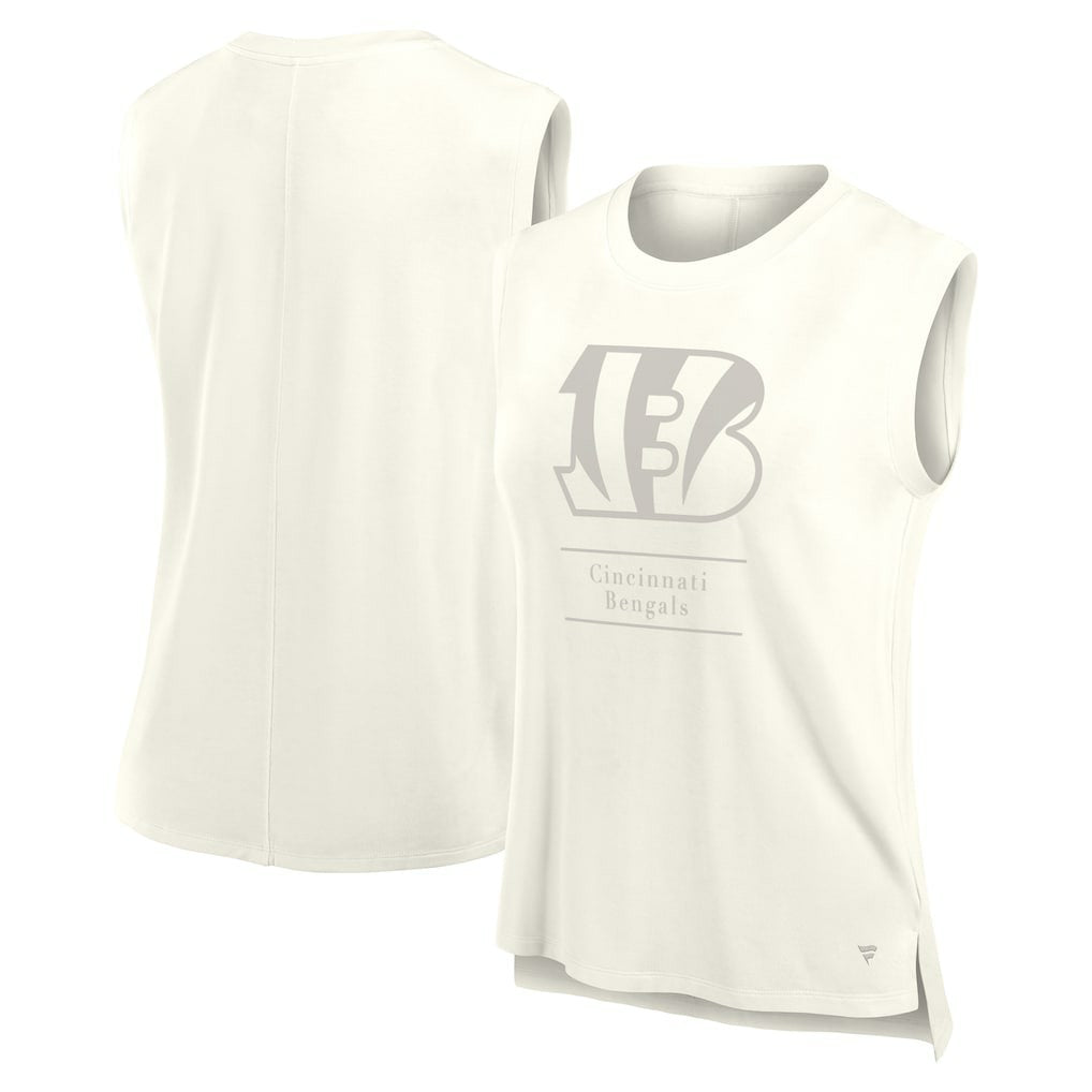 Cincinnati Bengals Women's Studio Embrace Tank Top - Cream sale