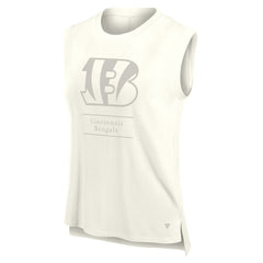 Cincinnati Bengals Women's Studio Embrace Tank Top - Cream sale