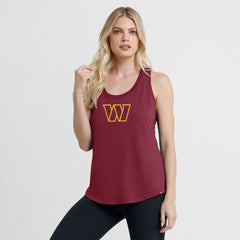 Washington Commanders Women's Iron Fan Tank Top - Burgundy cheap