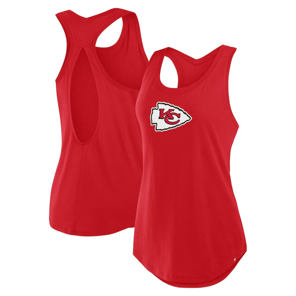 Kansas City Chiefs Women's Iron Fan Tank Top - Red discount