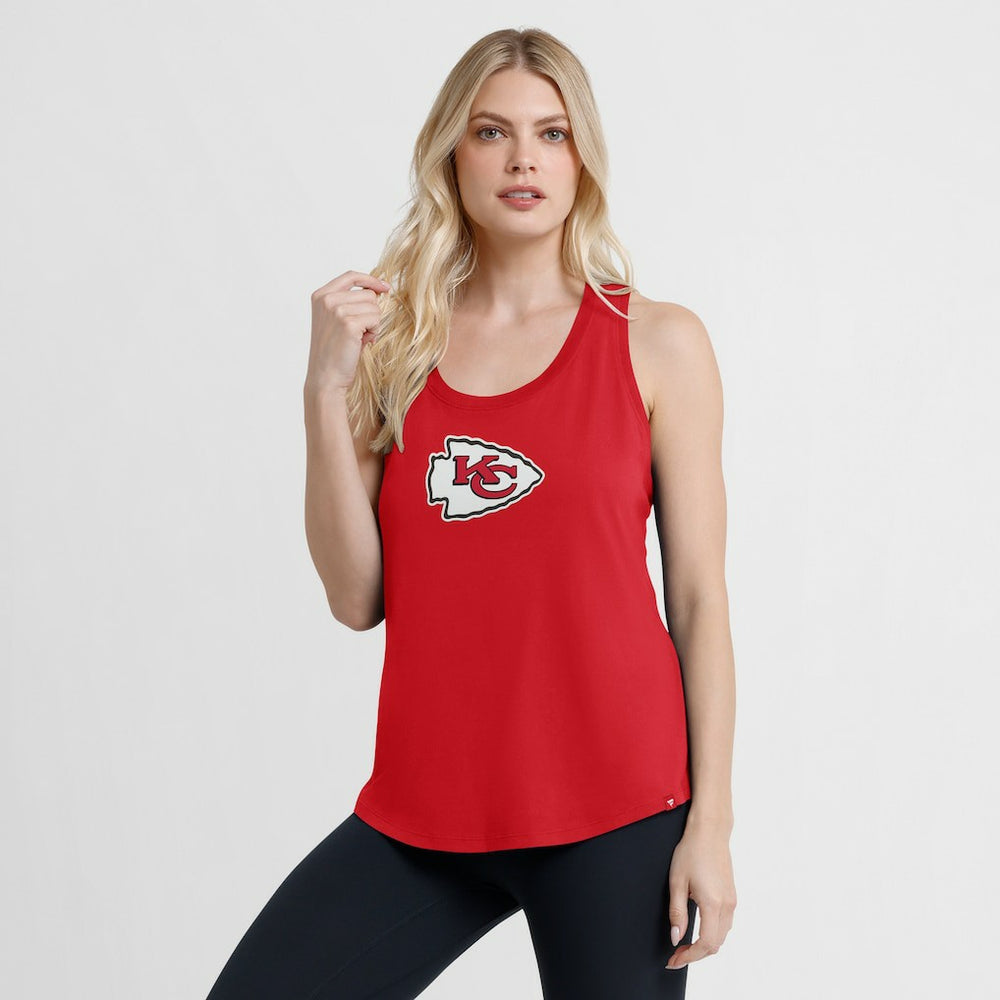 Kansas City Chiefs Women's Iron Fan Tank Top - Red discount