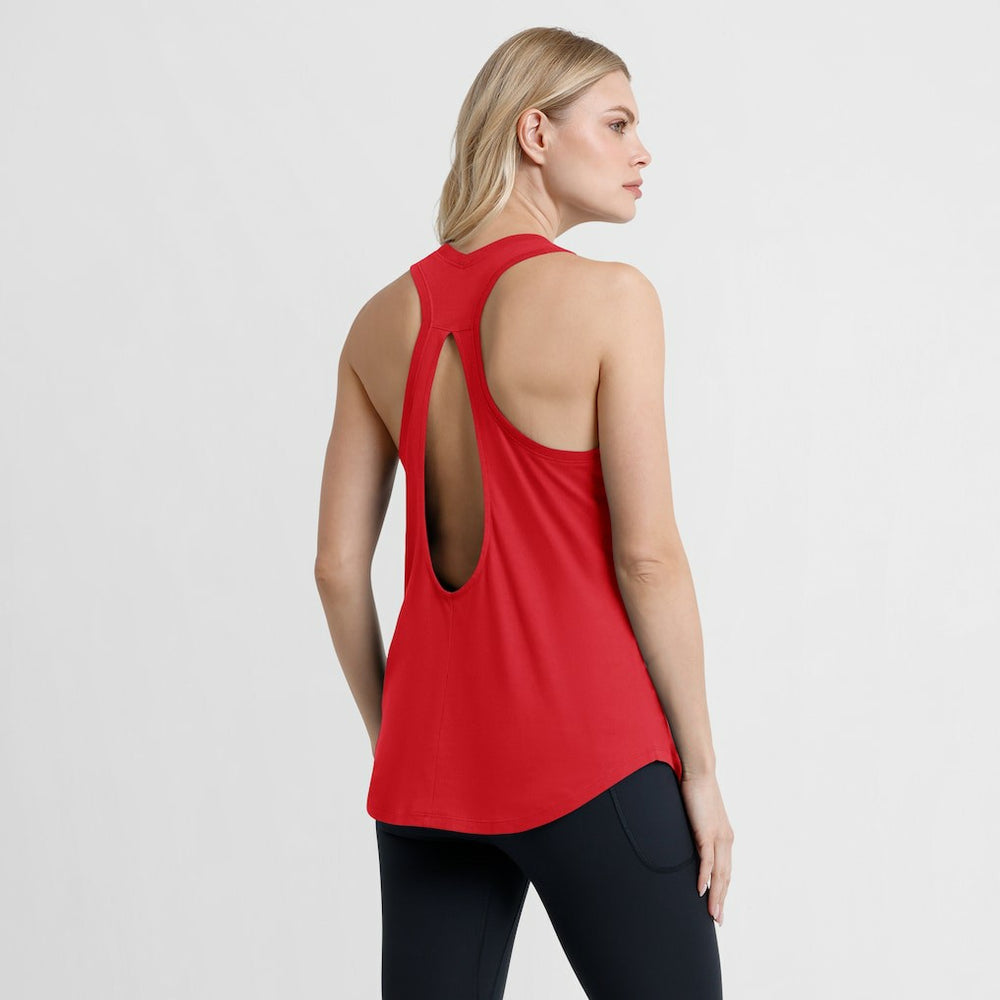 Kansas City Chiefs Women's Iron Fan Tank Top - Red discount