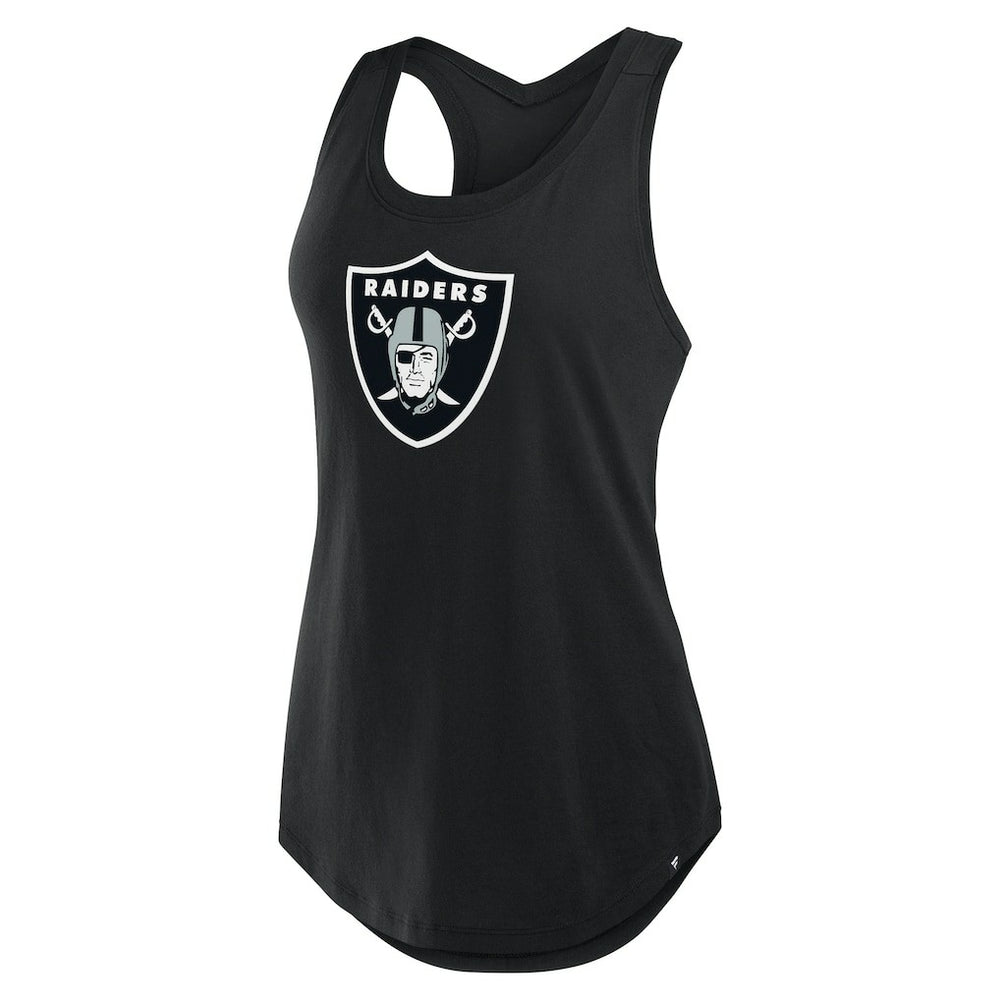 Las Vegas Raiders Women's Iron Fan Tank Top - Black cheap
