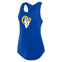 Los Angeles Rams Women's Iron Fan Tank Top - Royal discount