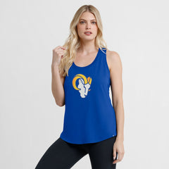 Los Angeles Rams Women's Iron Fan Tank Top - Royal discount
