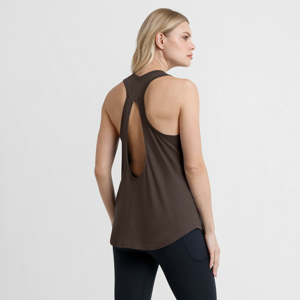 Cleveland Browns Women's Iron Fan Tank Top - Brown online