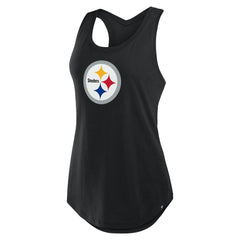 Pittsburgh Steelers Women's Iron Fan Tank Top - Black on sale