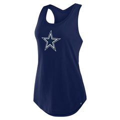 Dallas Cowboys Women's Iron Fan Tank Top - Navy outlet