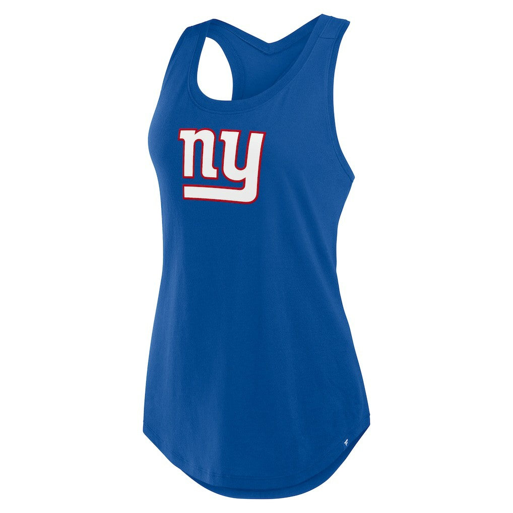 New York Giants Women's Iron Fan Tank Top - Royal cheap