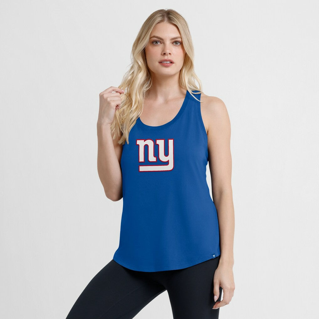 New York Giants Women's Iron Fan Tank Top - Royal cheap