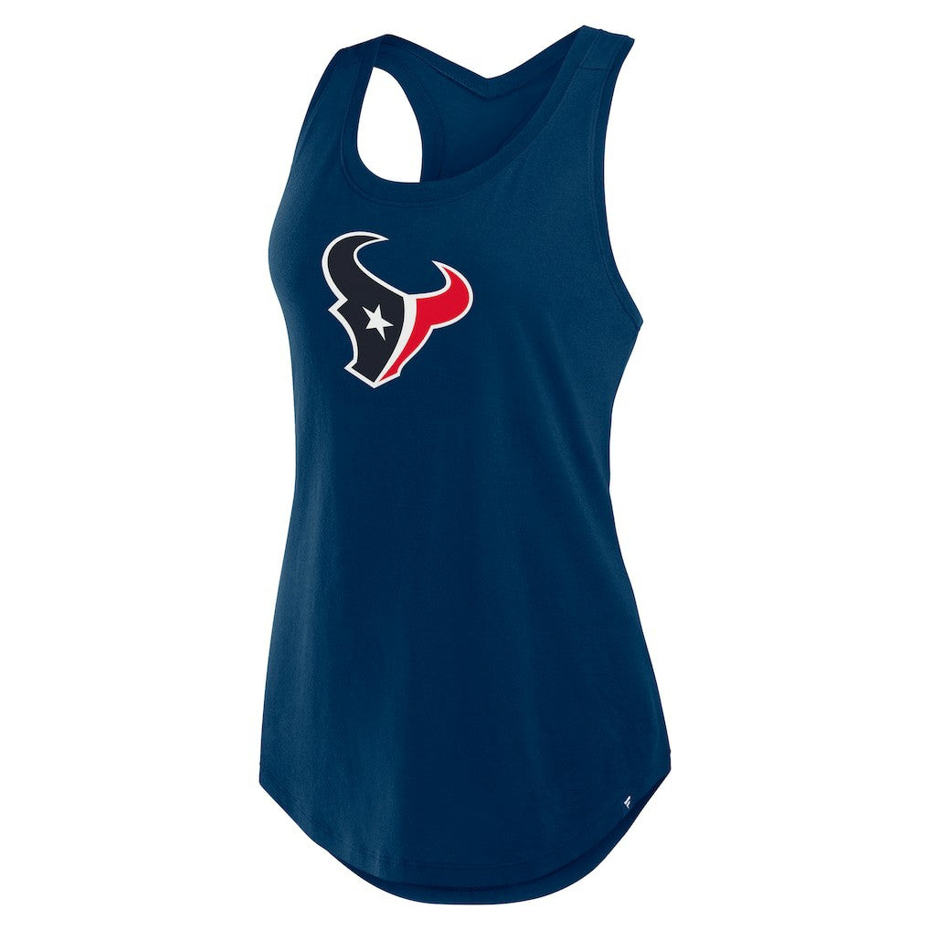 Houston Texans Women's Iron Fan Tank Top - Navy for sale