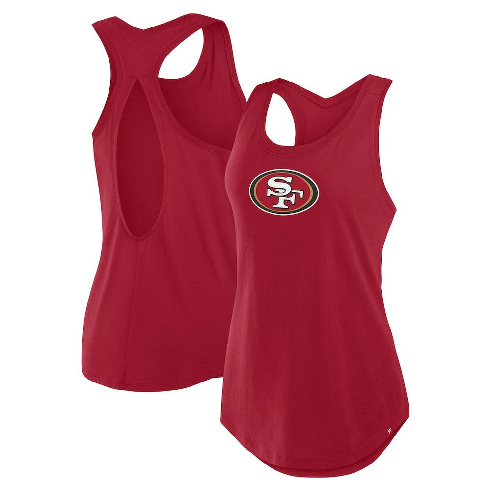 San Francisco 49ers Women's Iron Fan Tank Top - Scarlet online