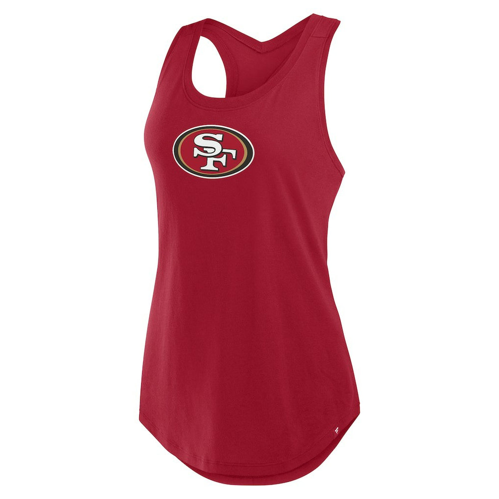 San Francisco 49ers Women's Iron Fan Tank Top - Scarlet online