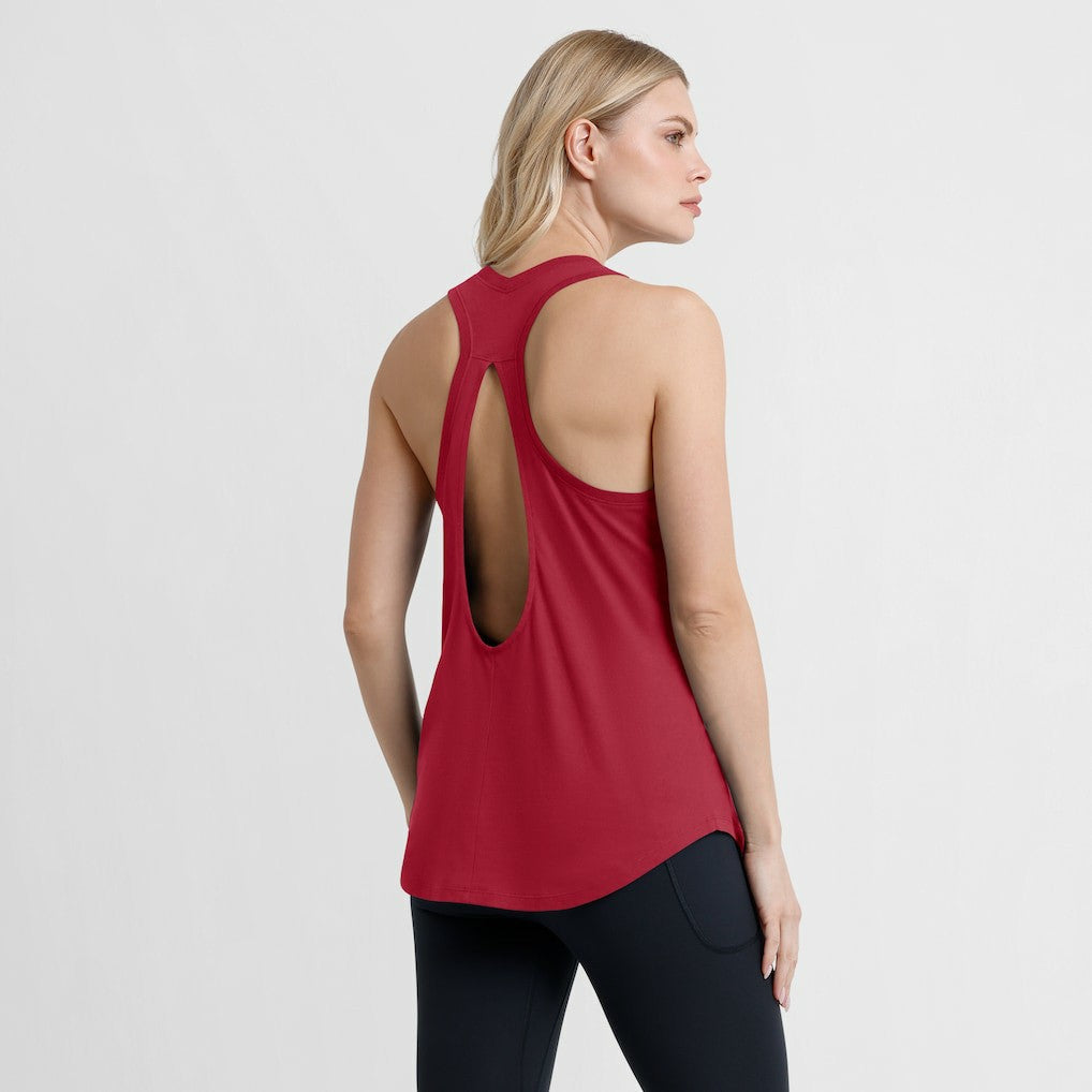 San Francisco 49ers Women's Iron Fan Tank Top - Scarlet online