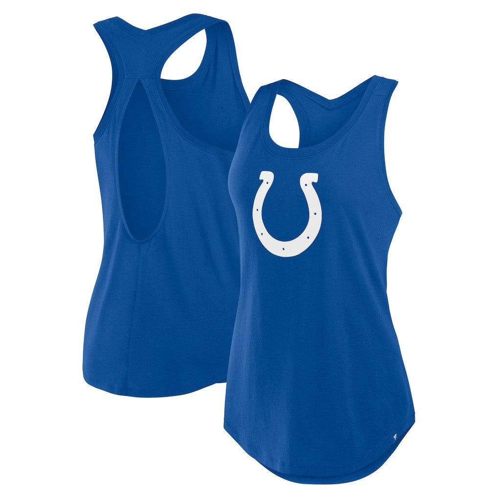 Indianapolis Colts Women's Iron Fan Tank Top - Royal discount