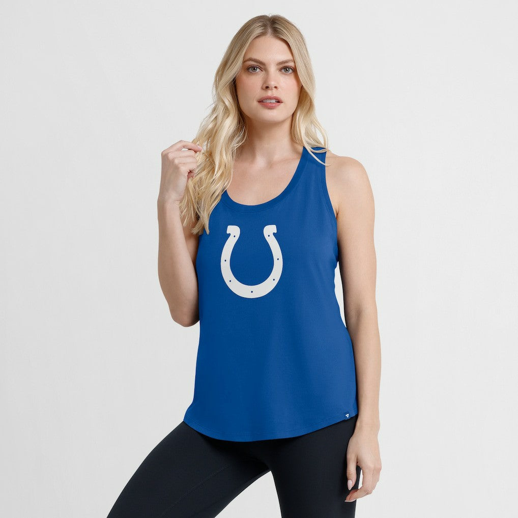 Indianapolis Colts Women's Iron Fan Tank Top - Royal discount