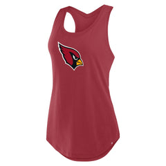 Arizona Cardinals Women's Iron Fan Tank Top - Cardinal discount