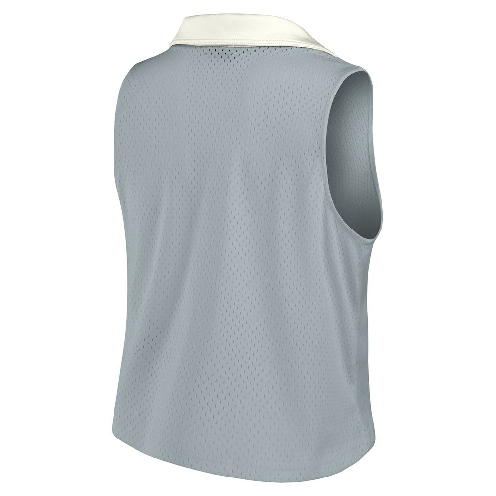 Philadelphia Eagles Women's Studio Wellness V-Neck Tank Top - Gray discount