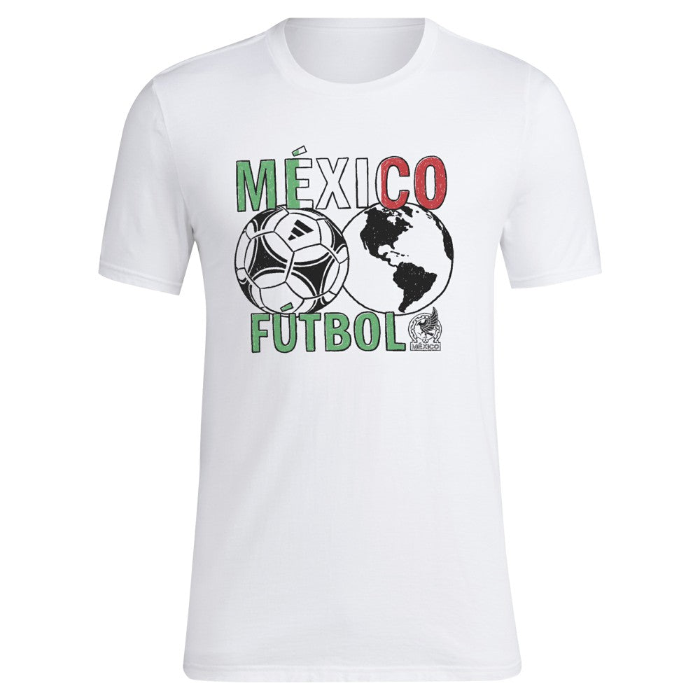 Mexico National Team Around The World T-Shirt - White | Adidas online