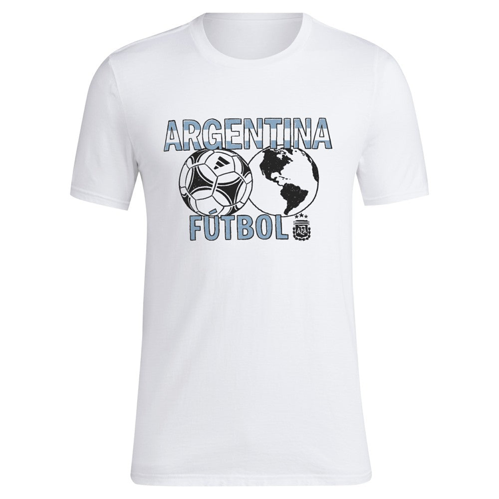 Argentina National Team Around The World T-Shirt - White | Adidas cheap