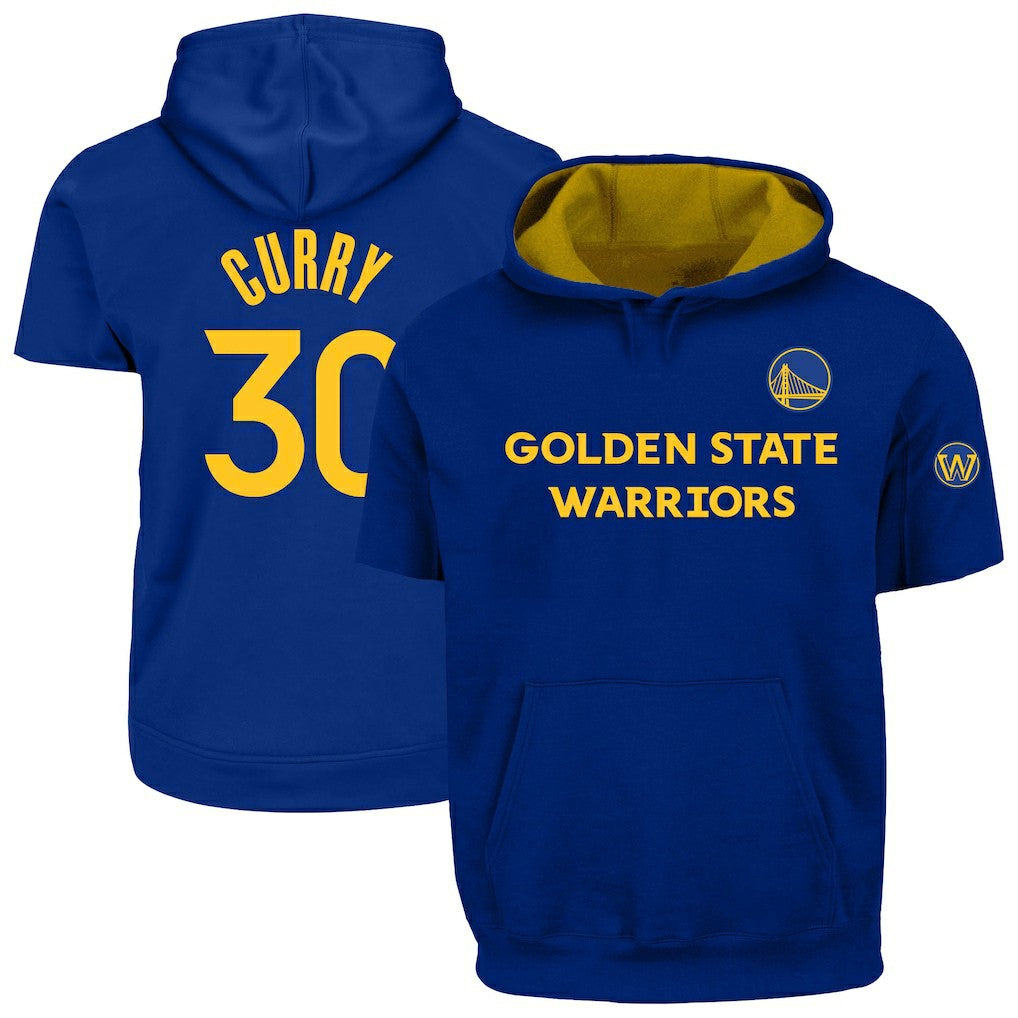Stephen Curry Golden State Warriors Big & Tall Short Sleeve Hoodie sale - Royal | Fanatics for sale