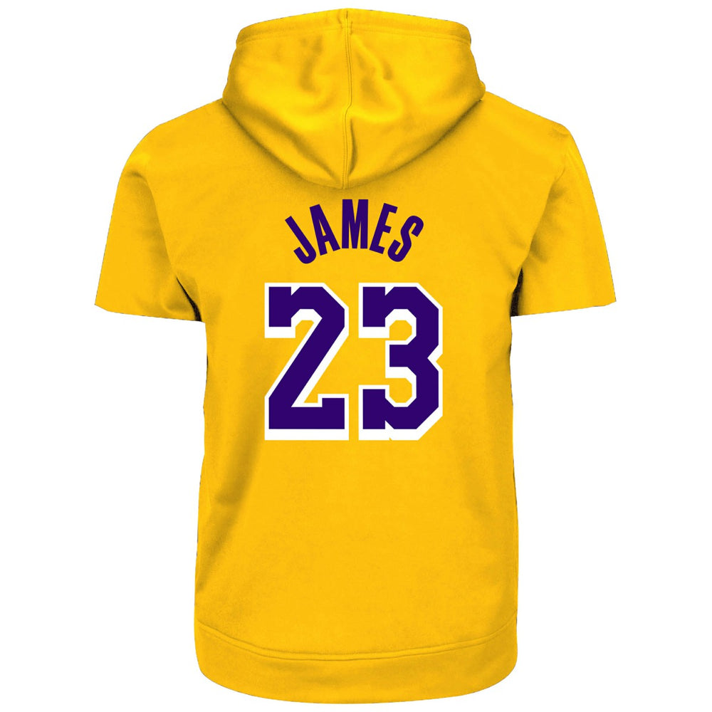 LeBron James Los Angeles Lakers Big & Tall Short Sleeve Hoodie - Gold | Fanatics cheap