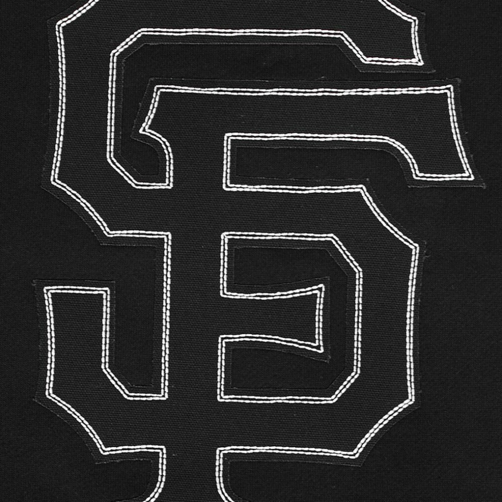 San Francisco Giants Pro Standard Paint The City Dropped Shoulder Pullover Sweatshirt - Black