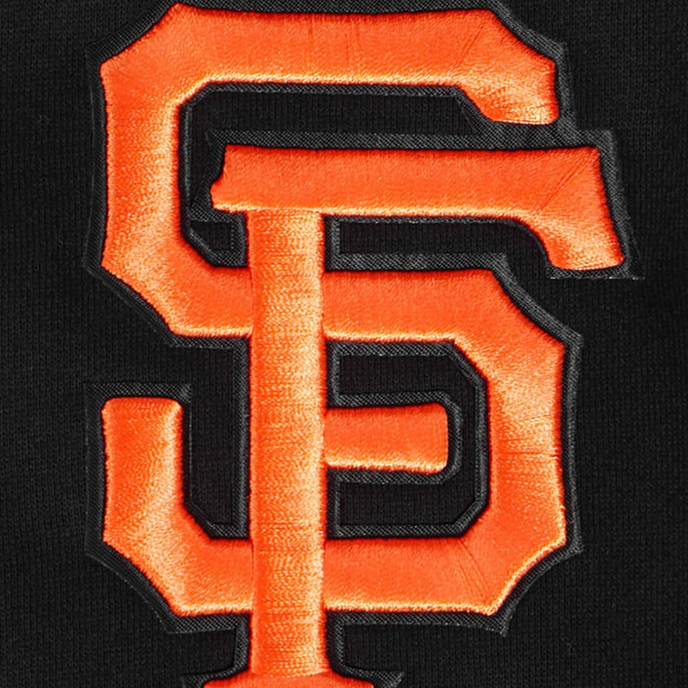 San Francisco Giants Pro Standard Paint The City Dropped Shoulder Pullover Sweatshirt - Black