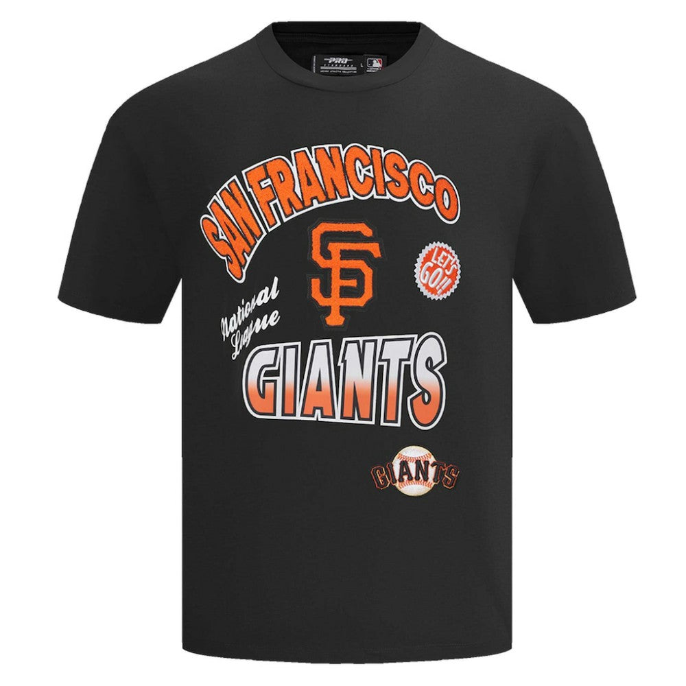 San Francisco Giants Pro Standard Turn It Up Dropped Shoulder T-Shirt - Black