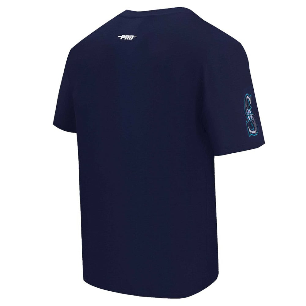 Seattle Mariners Pro Standard Turn It Up Dropped Shoulder T-Shirt - Navy