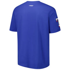 Texas Rangers Pro Standard Turn It Up Dropped Shoulder T-Shirt - Royal