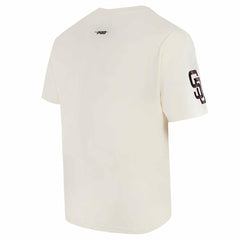 San Diego Padres Pro Standard Turn It Up Dropped Shoulder T-Shirt - Cream