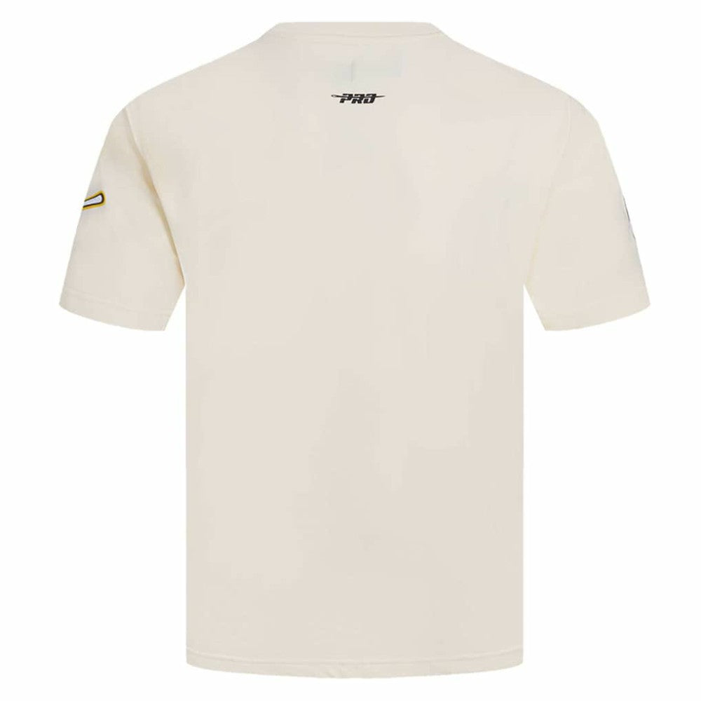 San Diego Padres Pro Standard Turn It Up Dropped Shoulder T-Shirt - Cream