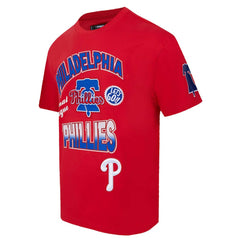 Philadelphia Phillies Pro Standard Turn It Up Dropped Shoulder T-Shirt - Red