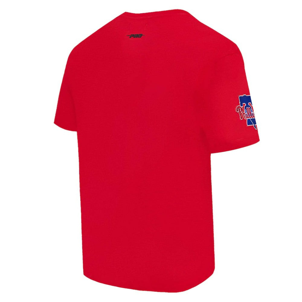 Philadelphia Phillies Pro Standard Turn It Up Dropped Shoulder T-Shirt - Red