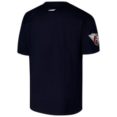 Cleveland Guardians Pro Standard Turn It Up Dropped Shoulder T-Shirt - Navy