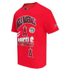 Los Angeles Angels Pro Standard Turn It Up Dropped Shoulder T-Shirt - Red