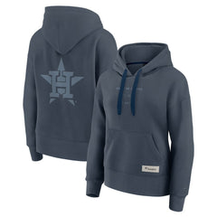 Houston Astros Women's Elements Future Ground Subtle Tonal Pullover Hoodie - Blue