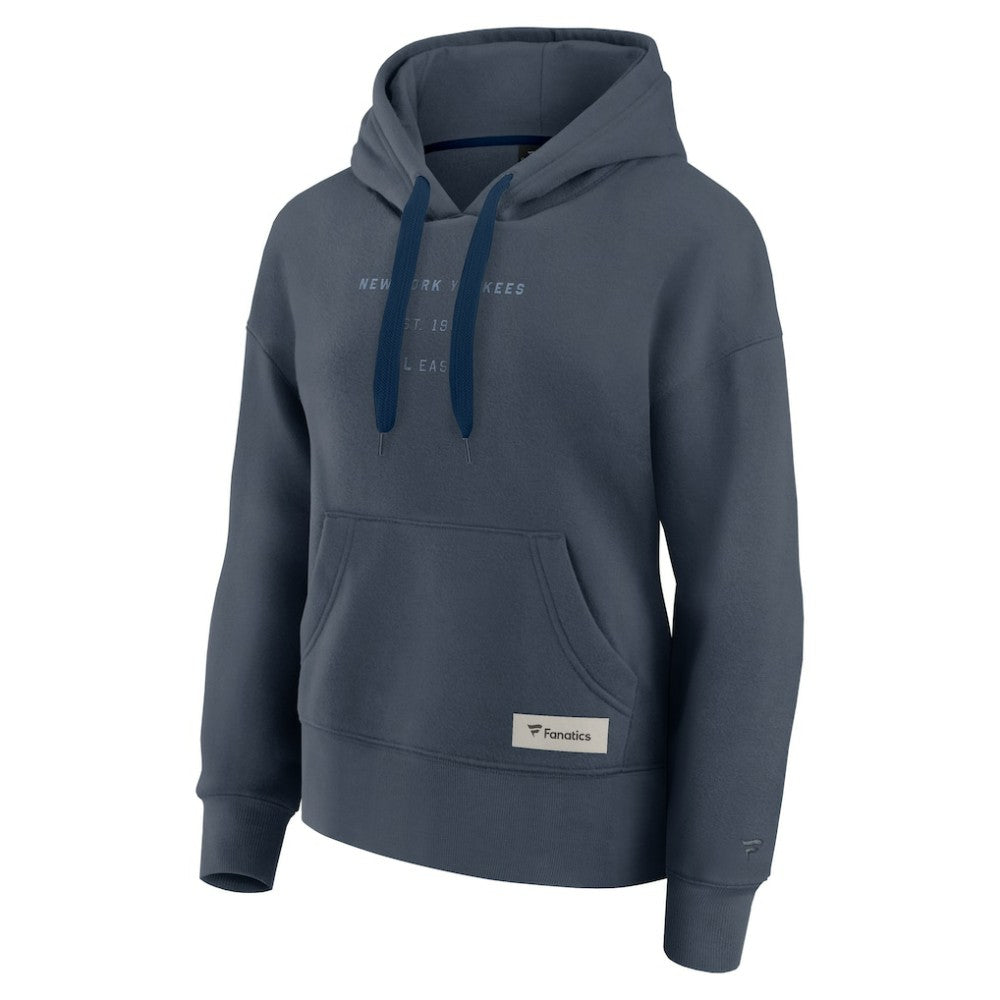 New York Yankees Women's Elements Future Ground Subtle Tonal Pullover Hoodie - Blue