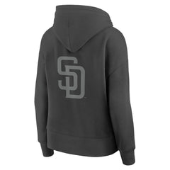 San Diego Padres Women's Elements Future Ground Subtle Tonal Pullover Hoodie - Charcoal