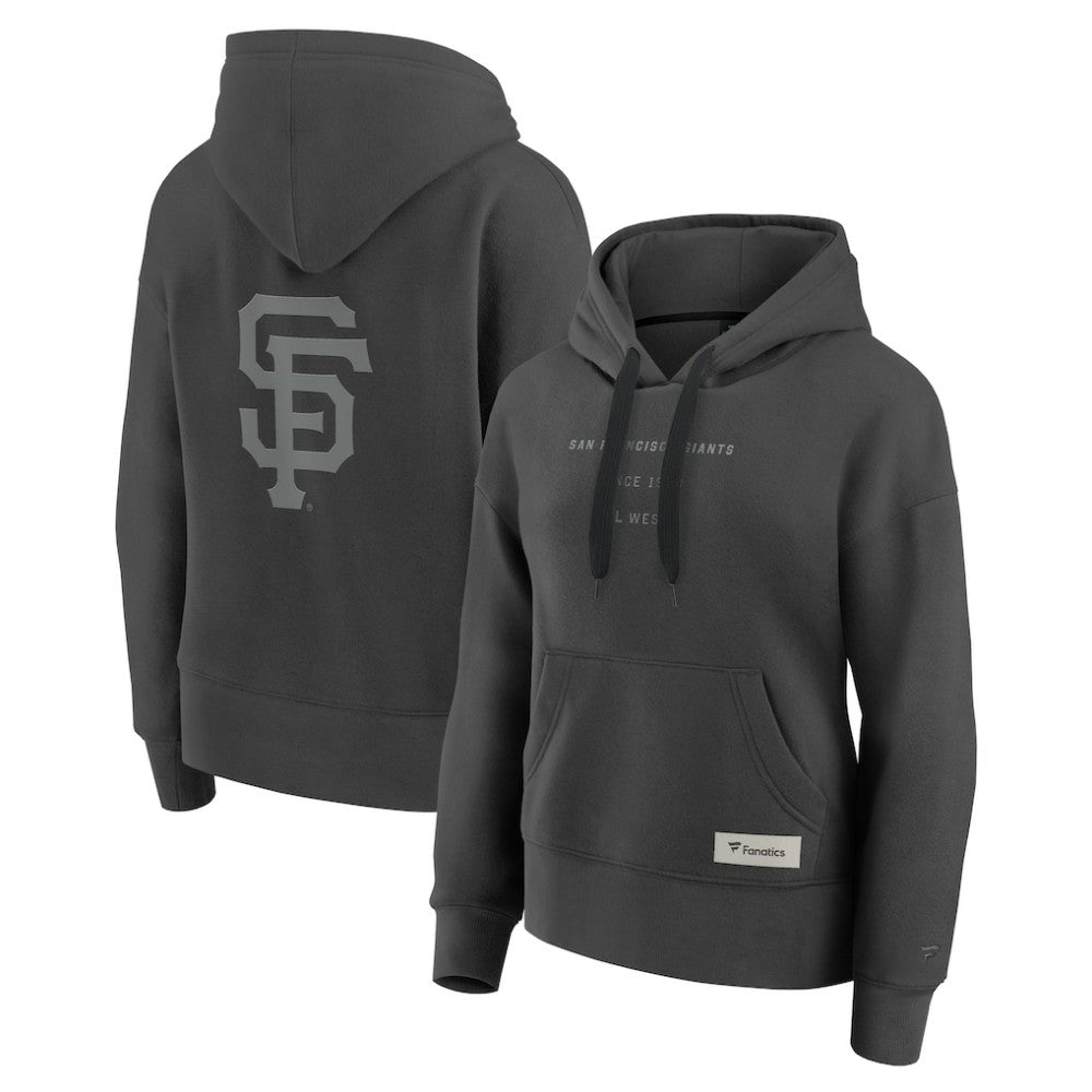 San Francisco Giants Women's Elements Future Ground Subtle Tonal Pullover Hoodie - Charcoal