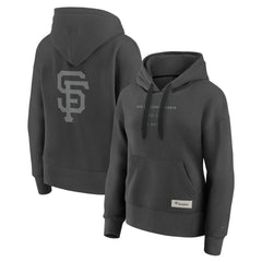 San Francisco Giants Women's Elements Future Ground Subtle Tonal Pullover Hoodie - Charcoal