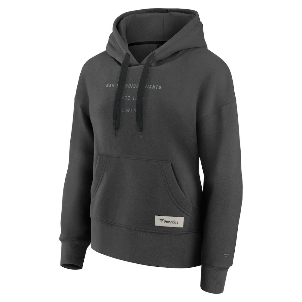 San Francisco Giants Women's Elements Future Ground Subtle Tonal Pullover Hoodie - Charcoal