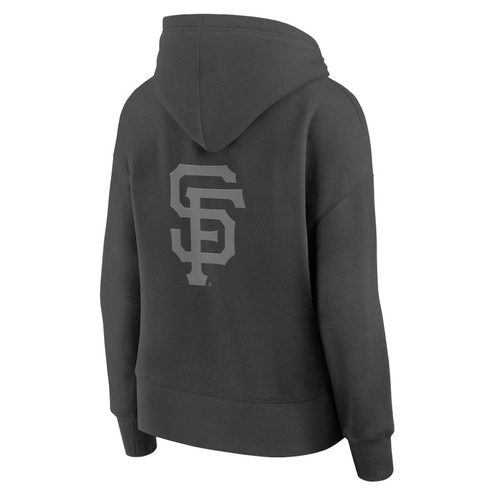 San Francisco Giants Women's Elements Future Ground Subtle Tonal Pullover Hoodie - Charcoal