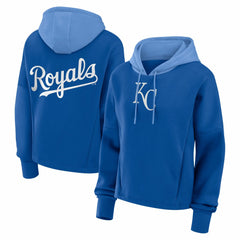 Kansas City Royals Women's Oversized Legacy Favorite Spectator Pullover Hoodie - Royal